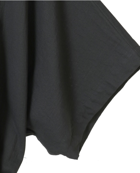 ダブルガーゼウエストベルトオールインワン 詳細画像 ブラック 5