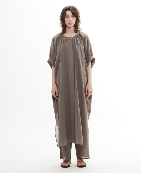 ボイルクルーネックドレス 詳細画像 トープ 2