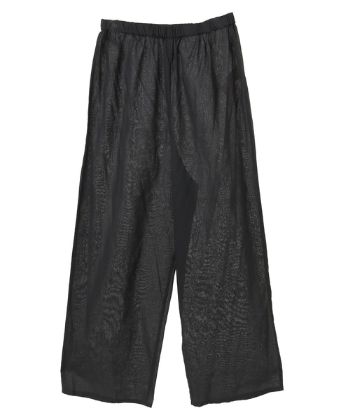 ボイルクルーネックドレス 詳細画像 ブラック 2