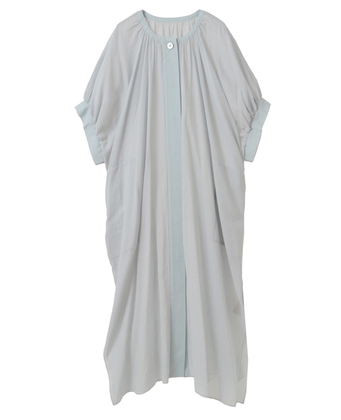 ボイルクルーネックドレス 詳細画像 アイスグレー 8