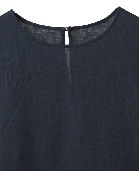 キャンブリックリネンダブルピコット刺繍ワンピース 詳細画像 ネイビー 3