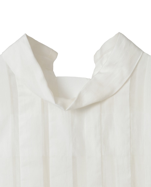 コードチェックワッシャーフレアワンピース 詳細画像 ホワイト 3