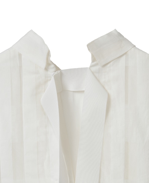 コードチェックワッシャーフレアワンピース 詳細画像 ホワイト 4