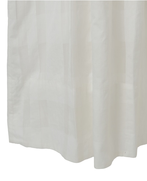 コードチェックワッシャーフレアワンピース 詳細画像 ホワイト 7