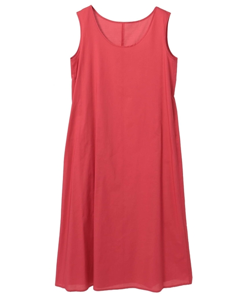 ナチュラルリネンガーゼ半袖ワンピース 詳細画像 レッド 2