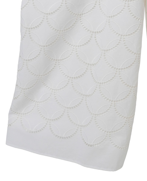 【Archive Dress Collection】ラウンドレースジャンパーパンツ 詳細画像 ホワイト 5