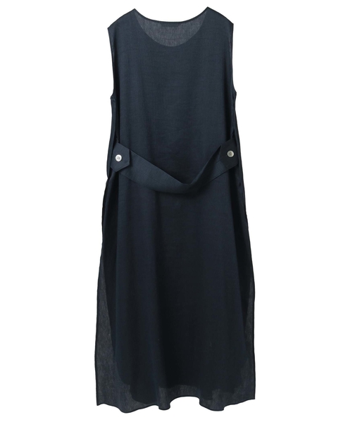 【Archive Dress Collection】リネンシルクピケセパレートワンピース 詳細画像 ネイビー 2