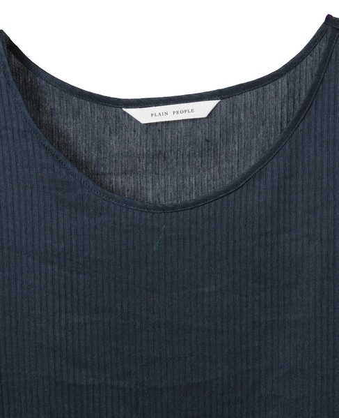 【Archive Dress Collection】リネンシルクピケセパレートワンピース 詳細画像 ネイビー 3