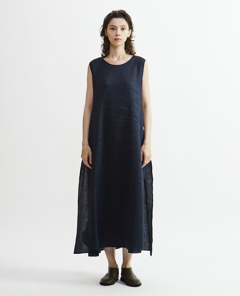 【Archive Dress Collection】リネンシルクピケセパレートワンピース 詳細画像 ネイビー 8