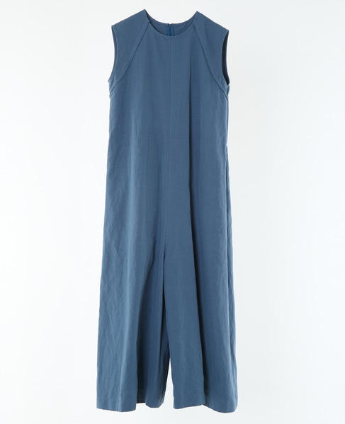 【Archive Dress Collection】コットンヘンプジャンパーパンツ 詳細画像 ブルー 1