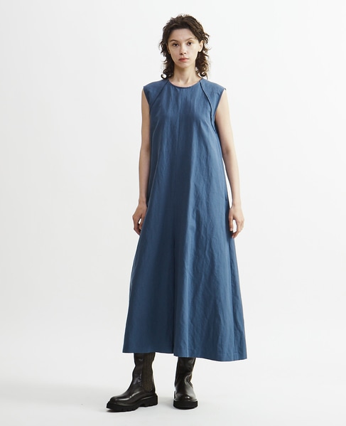 【Archive Dress Collection】コットンヘンプジャンパーパンツ 詳細画像 ブルー 5