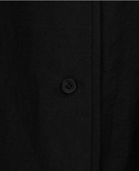 リネンウールタンブラーワッシャードレス 詳細画像 ブラック 17