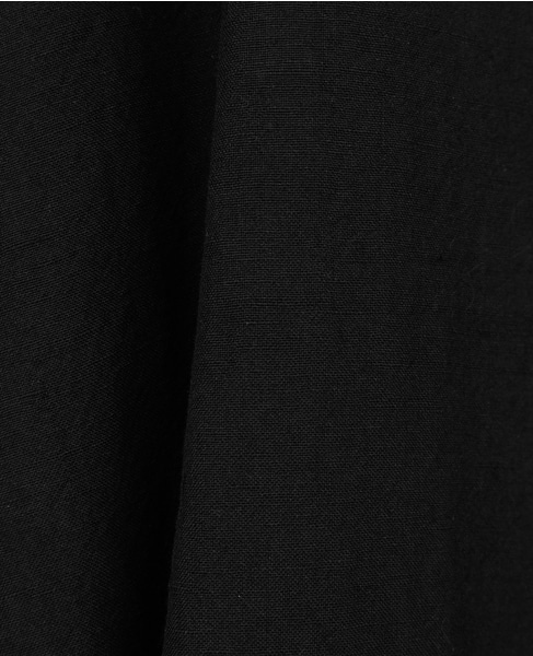 リネンウールタンブラーワッシャードレス 詳細画像 ブラック 19