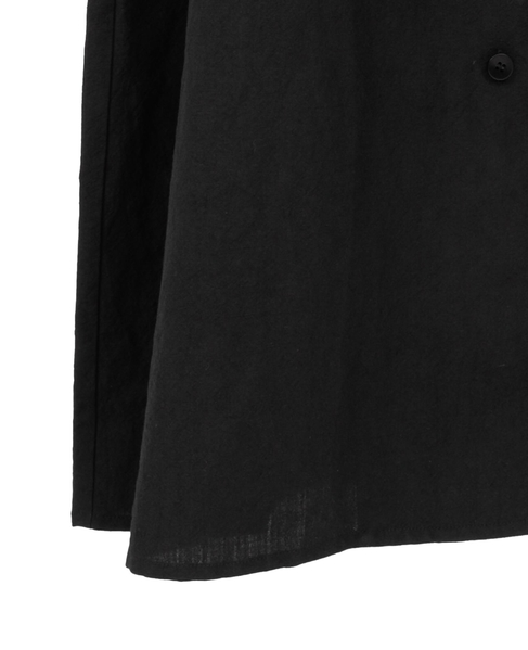 リネンウールタンブラーワッシャードレス 詳細画像 ブラック 5