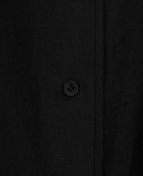 リネンウールタンブラーワッシャードレス 詳細画像 ブラック 7