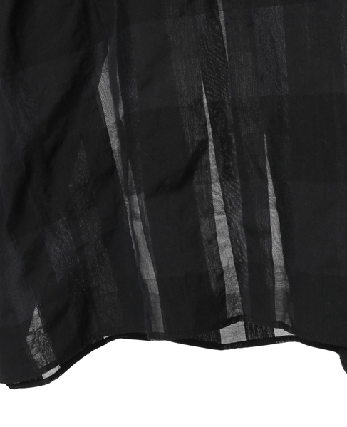 コードチェックワッシャーチュニック 詳細画像 ブラック 5