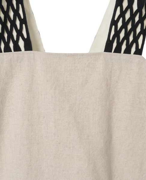 コットンリネンラミーキャンバスキャミソールトップス 詳細画像 ベージュ 3