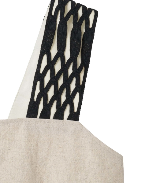 コットンリネンラミーキャンバスキャミソールトップス 詳細画像 ベージュ 5