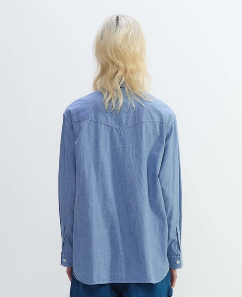 ダンガリーウエスタンシャツ 詳細画像 ライトブルー 11