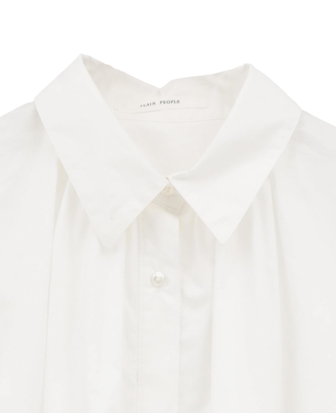 コンパクトツイルギャザーディティールシャツ 詳細画像 オフホワイト 3