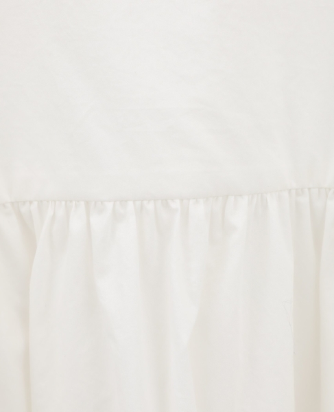 コンパクトツイルギャザーディティールシャツ 詳細画像 オフホワイト 9