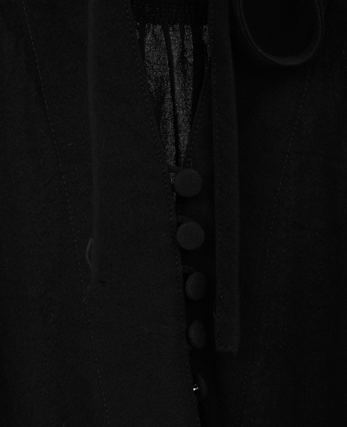 コットンボイルガーゼタンブラースモックブラウス 詳細画像 ブラック 6