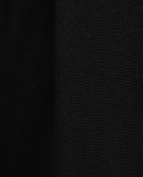 綿麻高密度ツイルタック入りフレアブラウス 詳細画像 ブラック 7