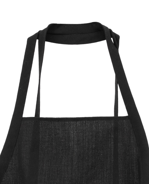 リネンウールタンブラーワッシャーエプロンベスト 詳細画像 ブラック 13