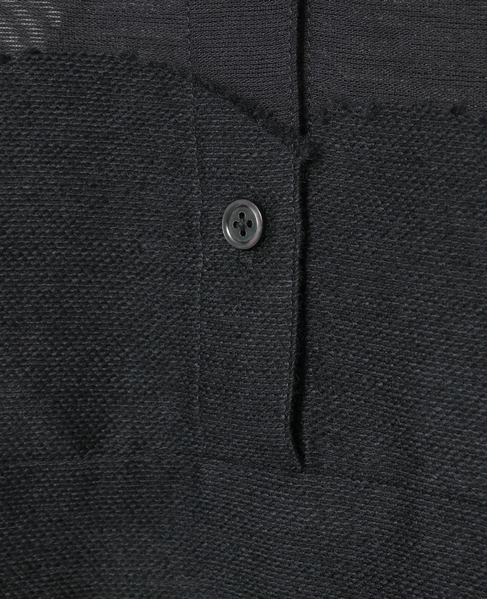 ビッグドットスラッシュネックシャツ 詳細画像 ブラック 7