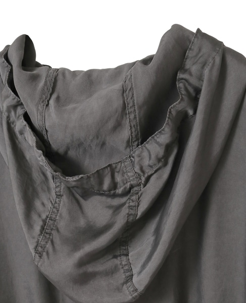 earth pigment clothアノラック風ブラウス 詳細画像 グレー 4