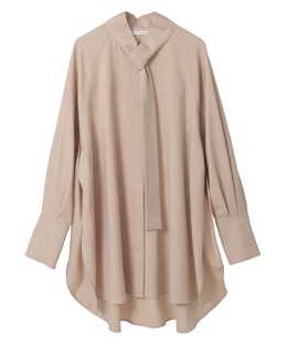 フレックスウールサキソニーボウタイブラウス