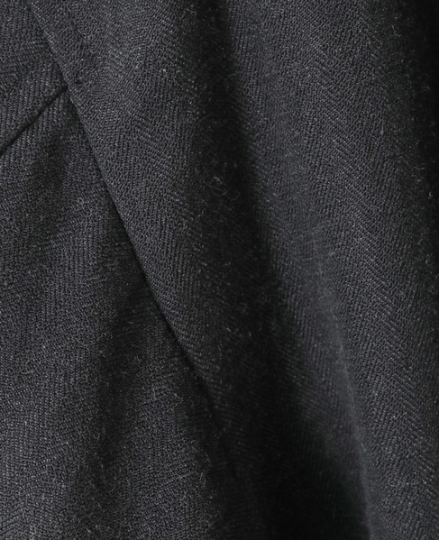 ウールリネンヘリンボンMA-1型ブルゾン 詳細画像 チャコールグレー 7