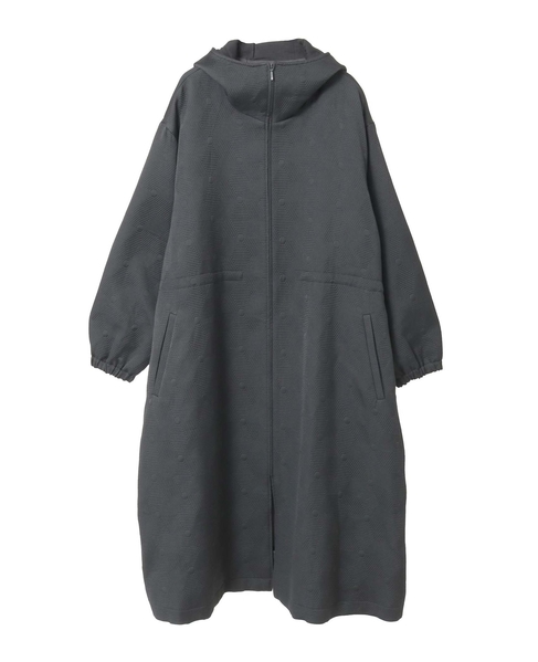 ジオメトリックJQフーディーコート 詳細画像 ブラック 1