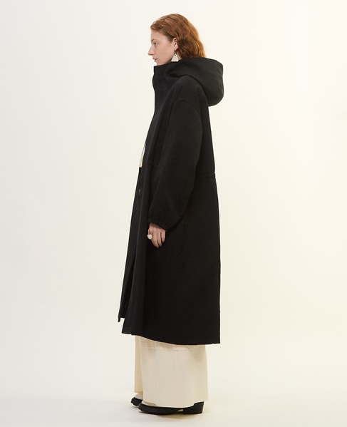 ジオメトリックJQフーディーコート 詳細画像 ブラック 10