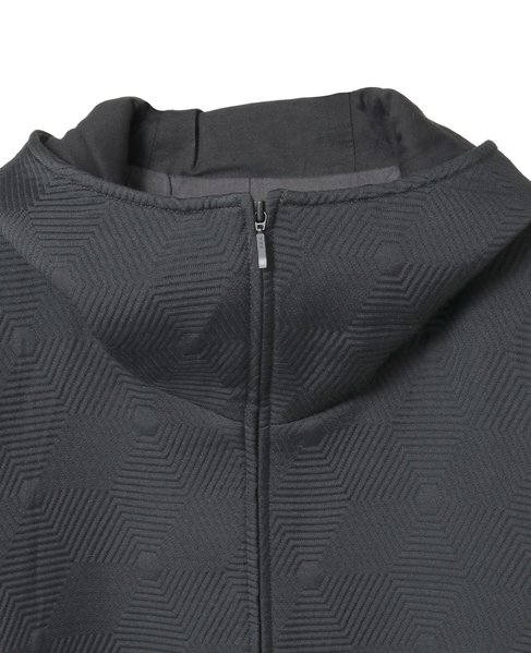 ジオメトリックJQフーディーコート 詳細画像 ブラック 3