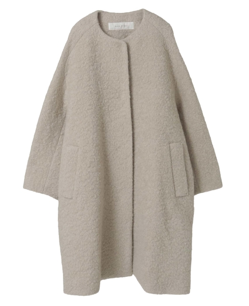 ループインレイノーカラーコート 詳細画像 グレージュ 1