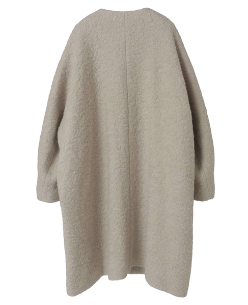 ループインレイノーカラーコート 詳細画像 グレージュ 2