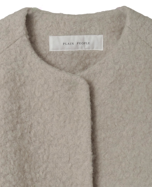 ループインレイノーカラーコート 詳細画像 グレージュ 3