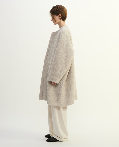 ループインレイノーカラーコート 詳細画像 グレージュ 9