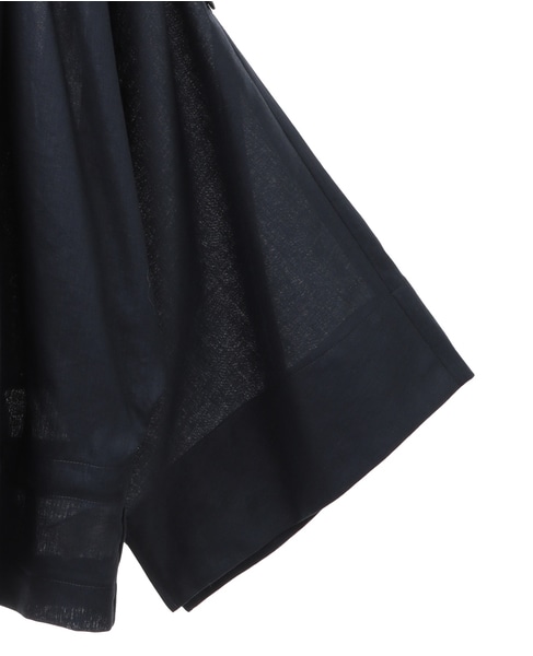 ラミーリヨセルタック＆ギャザージャケット 詳細画像 ネイビー 4