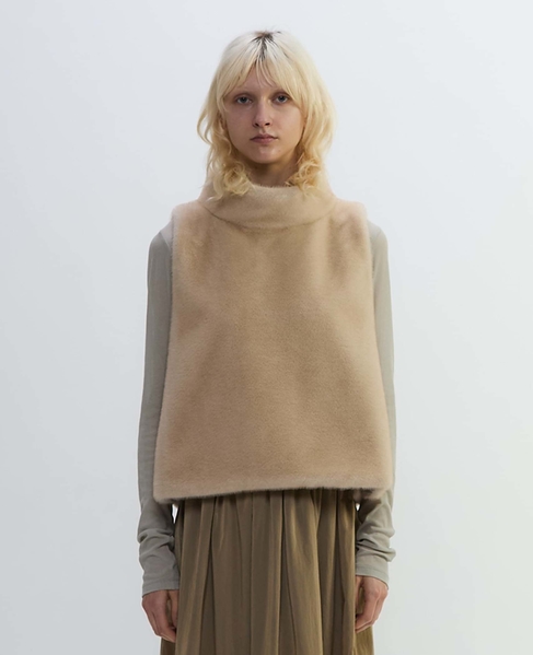 エコファーオフタートルベスト 詳細画像 オフホワイト 2