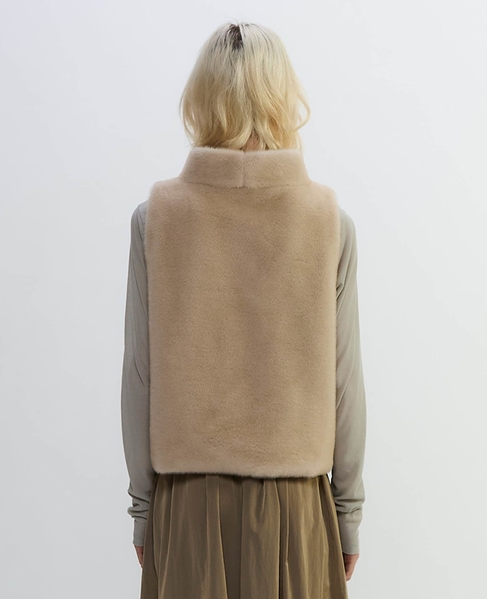 エコファーオフタートルベスト 詳細画像 オフホワイト 4