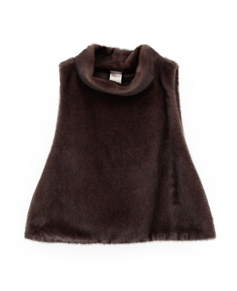 エコファーオフタートルベスト 詳細画像 ブラウン 1