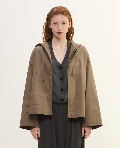 【WEB限定】タイプライターフロントジップパーカー 詳細画像 カーキ 2