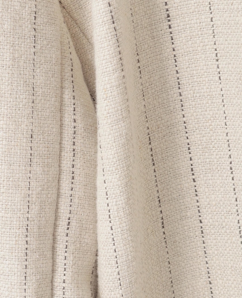 ヘビーコットンリネントリミングジャケット 詳細画像 ベージュ×ブラック 12