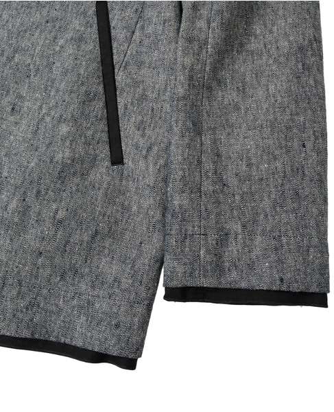 ヘビーコットンリネントリミングジャケット 詳細画像 ネイビー 6