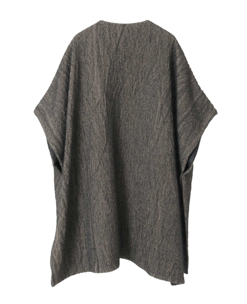 ウールへリンボンボクシージレ 詳細画像 ベージュ×ブラック 2