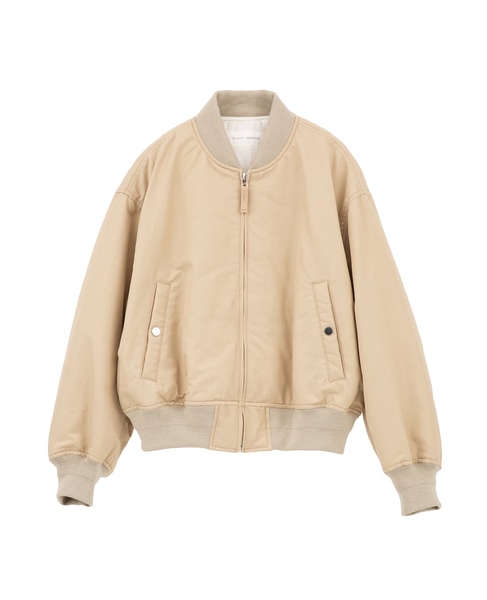 リサイクルナイロンMA-1ブルゾン 詳細画像 ベージュ 1