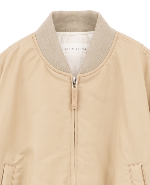 リサイクルナイロンMA-1ブルゾン 詳細画像 ベージュ 3