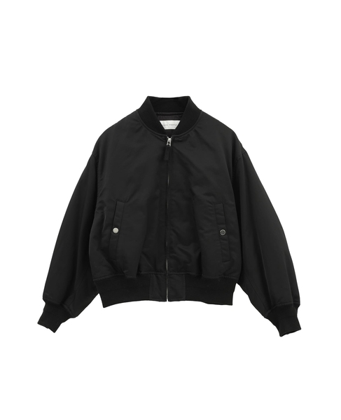 リサイクルナイロンMA-1ブルゾン 詳細画像 ブラック 1